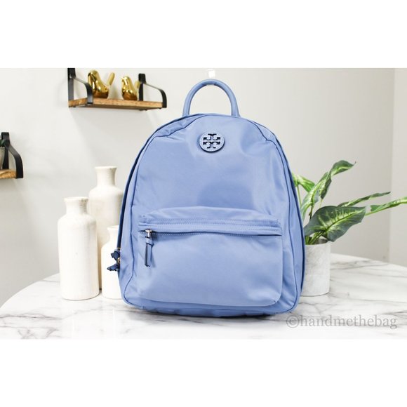 Tory Burch Handbags - NWT Tory Burch 73200 Ella Medium Nylon Oceanside Shoulder Backpack Bag Bookbag